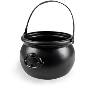 Comparateur de prix : Boland Seau chaudron - CHAUDRON MAGIQUE - Noir - 13x19cm - Halloween - Décoration de fête