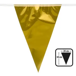 Boland ligne du drapeau Métallique PE 10 mètres or pas cher