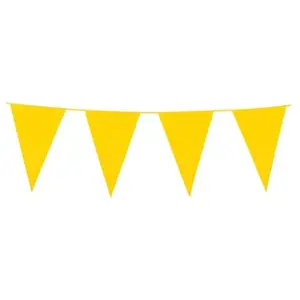 Boland Guirlande à fanions jaunes 10m - Jaune