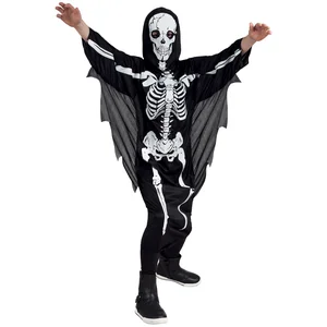 Comparateur de prix : Boland Costume de squelette effrayant pour enfant,Blanc/noir, 4-6 ans