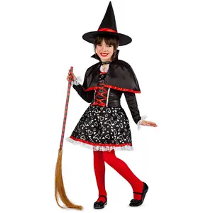 Comparateur de prix : Boland - Costume enfant Lovely Witch, déguisement de sorcière, set de costume pour Halloween, carnaval et fête à thème
