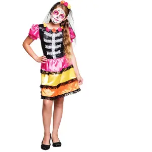 Boland 78114 Niña Enfant Fantaisie Tête de Mort, Taille Unique
