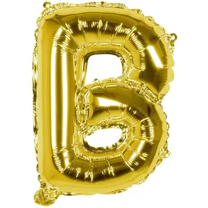 RueDeLaFete Ballon aluminium mylar lettre B,  or pas cher