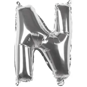 Boland Ballon aluminium lettre argentée 33 cm pas cher