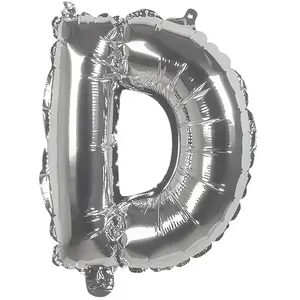 Boland Ballon aluminium lettre argentée 33 cm pas cher