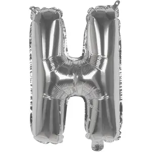 RueDeLaFete Ballon aluminium Lettre H argent 33 cm Taille Unique pas cher