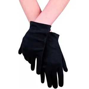 Comparateur de prix : Les Cotillons d'Alsace Gants mixtes noirs en polyester - résistants - adulte