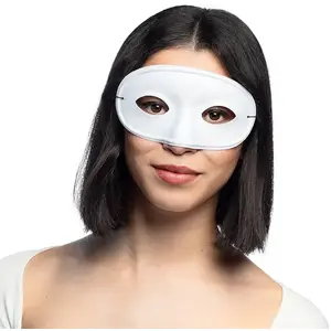 Comparateur de prix : Unknown Masque Loup Blanc Adulte - Idéal pour soirée à thème - Taille Unique