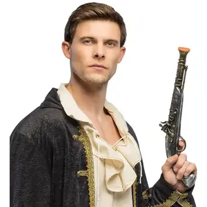 RueDeLaFete Pistolet de pirate Trigger - 42 cm pas cher