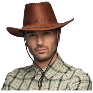 Comparateur de prix : Chapeau de cowboy - BOLAND - Cow-boy - Marron - Mixte - Accessoire de déguisement