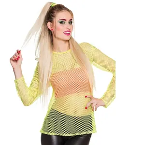 Comparateur de prix : Boland T-shirt Fluo Jaune Années 80 Femme Taille Unique - Jaune fluo - Taille Unique