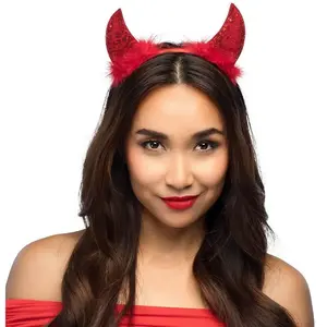 Comparateur de prix : Tiare cornes du diable Démon -Rouge