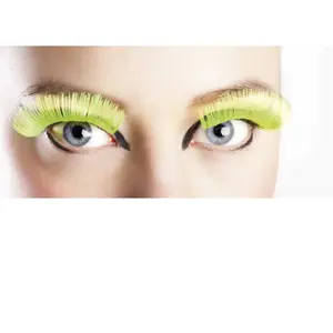 Comparateur de prix : Boland BOL01616 Cils longs autocollants Jaune fluo