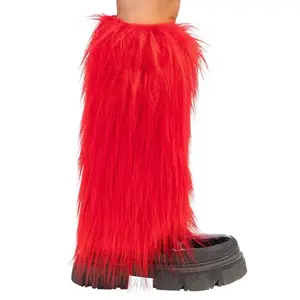Paire jambières Rave rouge
