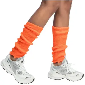 Comparateur de prix : paire de jambières polyester orange fluo adulte - boland 01756