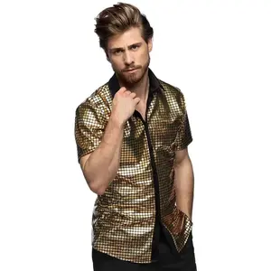 Comparateur de prix : Boland Chemise Disco Diamond or - homme
