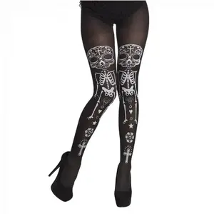 Boland Collants La Calaca, 10130545, noir/blanc, Taille unique