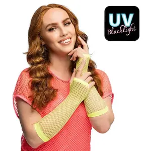 Paire gants coude Mesh jaune fluo 02994BOL