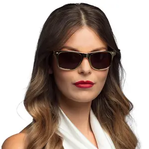 Comparateur de prix : paire de lunettes or verres teintées adulte - boland 02668