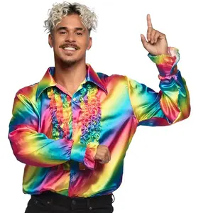Comparateur de prix : Boland Chemise Party Rainbow - Adulte