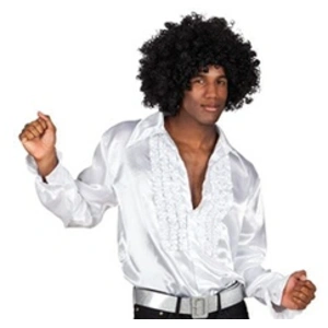 Comparateur de prix : Chemise disco homme Boland - Blanc - Effet satiné - Taille XXL