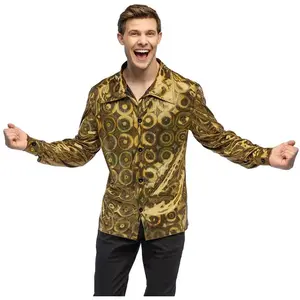 RueDeLaFete Chemise Lumi or - XXL pas cher