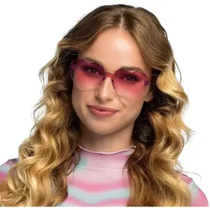 Comparateur de prix : Lunettes Party Festival - Coeur Rose
