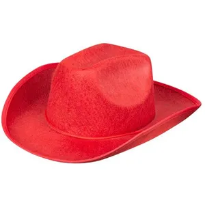 Comparateur de prix : Boland Chapeau de cowboy - RODEO - Cow-boy - Rouge - Adulte - Mixte