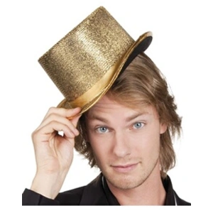 Comparateur de prix : Boland Chapeau Haut de Forme Or