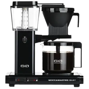 Comparateur de prix : Moccamaster Cafetière KBG Select 53987 1520W 1.2L 10 Tasses Arrêt Automatique Noir