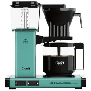 Moccamaster KBG Select, Cafetiere, Cafetiere Filtre, Turquoise, 1.25 Litre pas cher