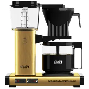Moccamaster 53972 laiton brossé cafetière, 1520 w, 1.25 liters 53972 pas cher