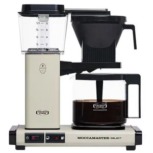 Moccamaster 53974 off cafetière, aluminum, 1.25 liters, blanc cassé 53974 pas cher