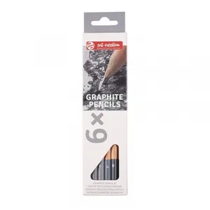 Comparateur de prix : Set de 6 crayons graphite - HB à 8B - Royal Talens