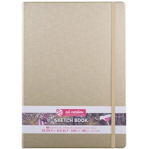 Comparateur de prix : Talens Art Creation Carnet de croquis Or blanc 140 g/m² 80 feuilles A4 21 x 29.7 cm