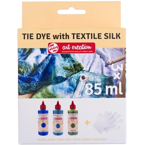Talens Art Creation Teinture Soie Tie & Dye 3 x 85 ml Set Bleu pas cher
