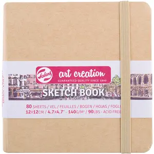 Comparateur de prix : Art Creation Carnet Croquis 12x12 cm - 80 feuilles - 140g - kraft beige - Royal