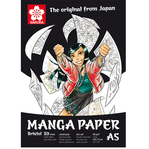 Comparateur de prix : Bloc Manga Paper - SAKURA - A5 - 20 Feuilles - Papier Bristol - Pour Mangakas