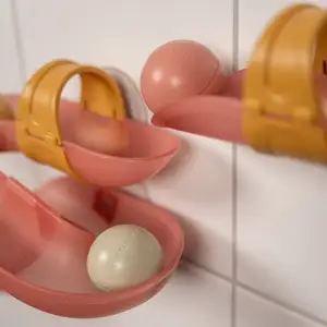 Rubo Toys Circuit de bain avec balles Rose pas cher