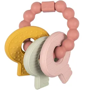 Comparateur de prix : Rubo Toys Hochet de dentition trousseau de clefs rose