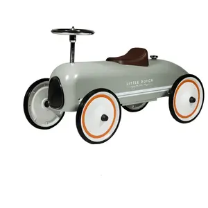 Rubo Toys Voiture à enfourcher rétro Little Dutch 75x40x40 cm Vert pas cher