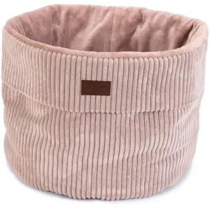 DBL Designed by Lotte Ribbed Panier pour chat Rose 50 x 50 x 35 cmVendu parzooplus