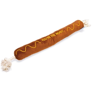 beeztees Jouet pour chien saucisse grillée avec corde 60x7x7cm chien pas cher