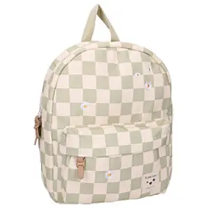 KIDZROOM Sac à dos enfant Nostalgia Pâquerettes beige et vert (31 cm)