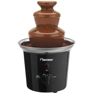Fontaine à chocolat BESTRON ACF300 - Capacité 300g - 60W - Noir pas cher