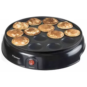 Comparateur de prix : Bestron Appareil à poffertjes hollandais APFM700Z 800 W Noir
