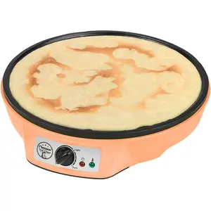 Comparateur de prix : Bestron crêpière electrique, machine a Crepe pour crêpes de Ø 30 cm, y compris distributeur de pâte & spatule à crêpes, avec revêtement antiadhésif, 1000 watts, Couleur: Orange