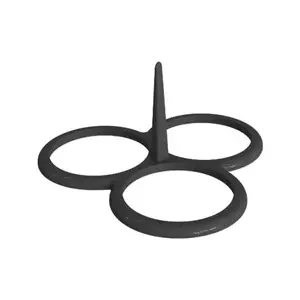 Patisse 19232 moule à 3 blinis platine noir 10 cm pas cher