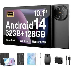 TAKINURU Tablette 10.3  Newest Tablette Android 14 avec 5G WiFi 6,32Go RAM + 128Go ROM 8000mAh,tablette avec Clavier,NoirVendu parcdiscount