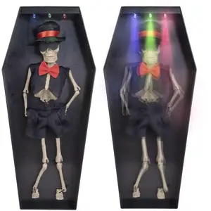 RueDeLaFete Funny Fashion 94226 squelette dansant dans un cercueil pas cher